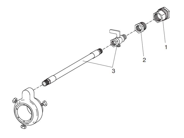 Clemco Wetblast Attachment Diagram