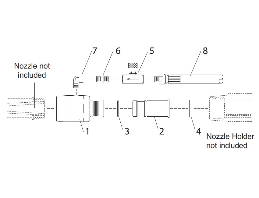 Clemco Wetblast Injector System Diagram