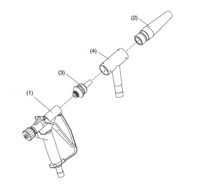 Clemco Suction Blast Gun Assembly Diagram