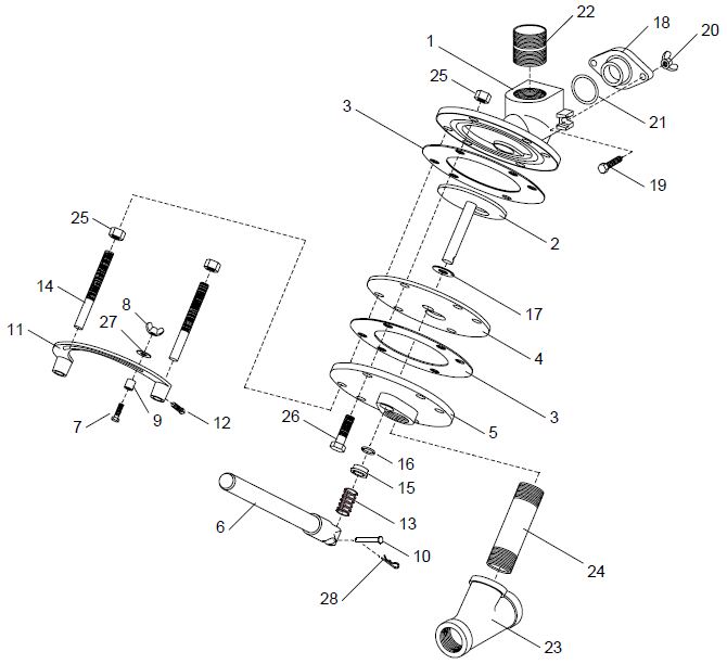 Clemco FSV Abrasive Metering Valve Diagram