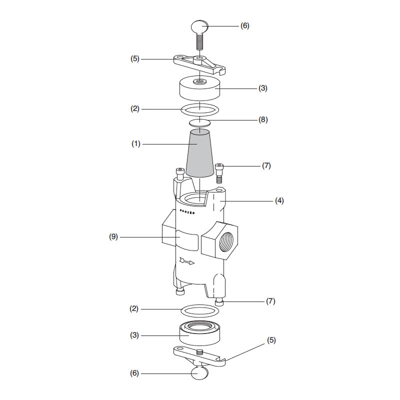 Clemco Abrasive Trap Diagram