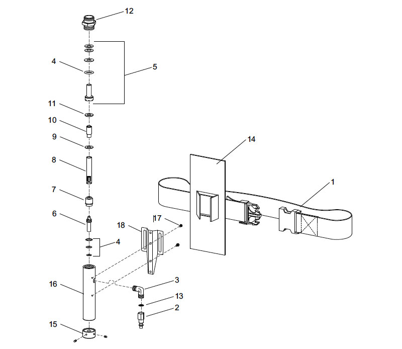 Clemco (CAT) Cool Air Tube Diagram