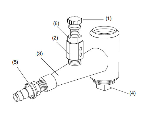 Clemco Suction Metering Valve Assembly Diagram