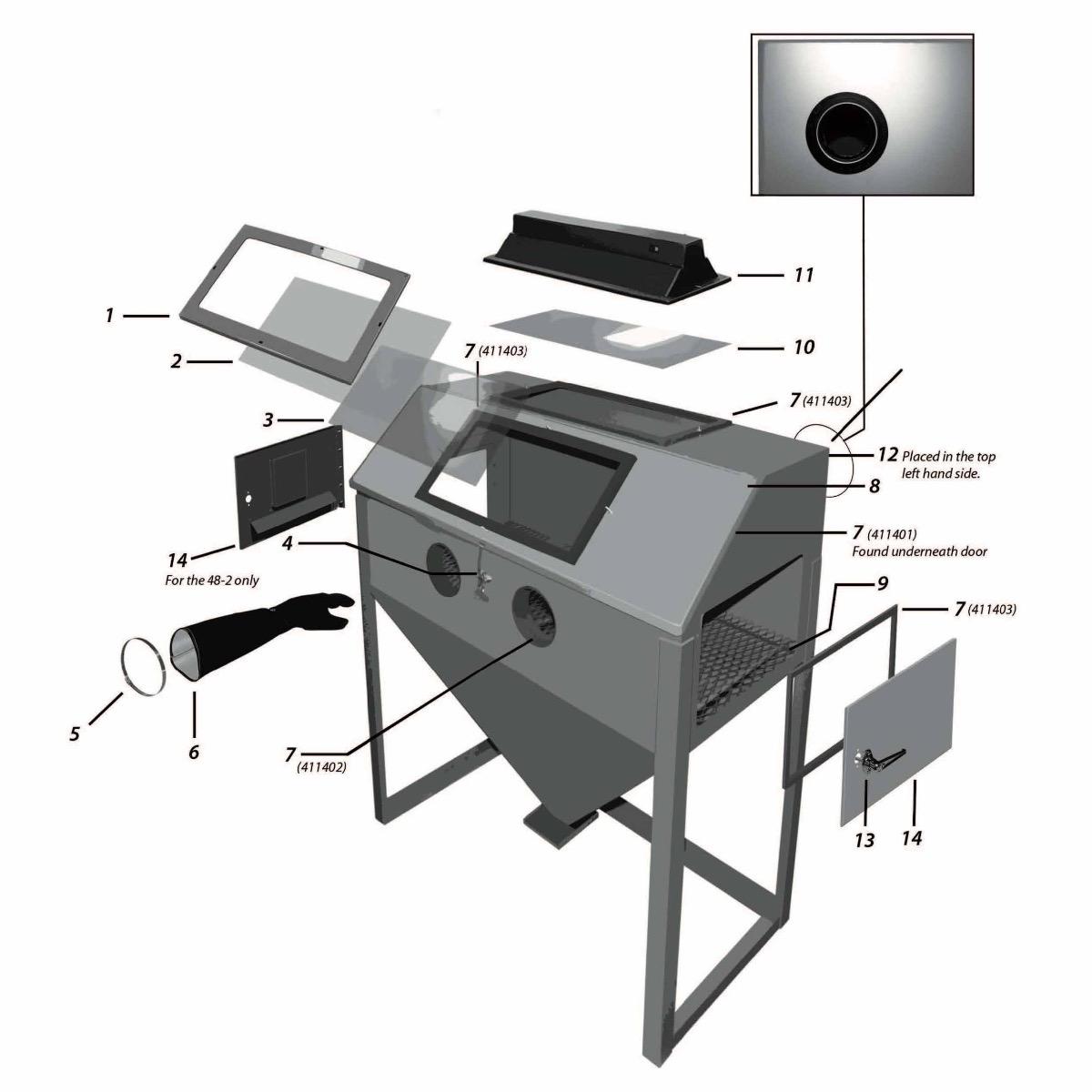 Econoline Cabinet Components