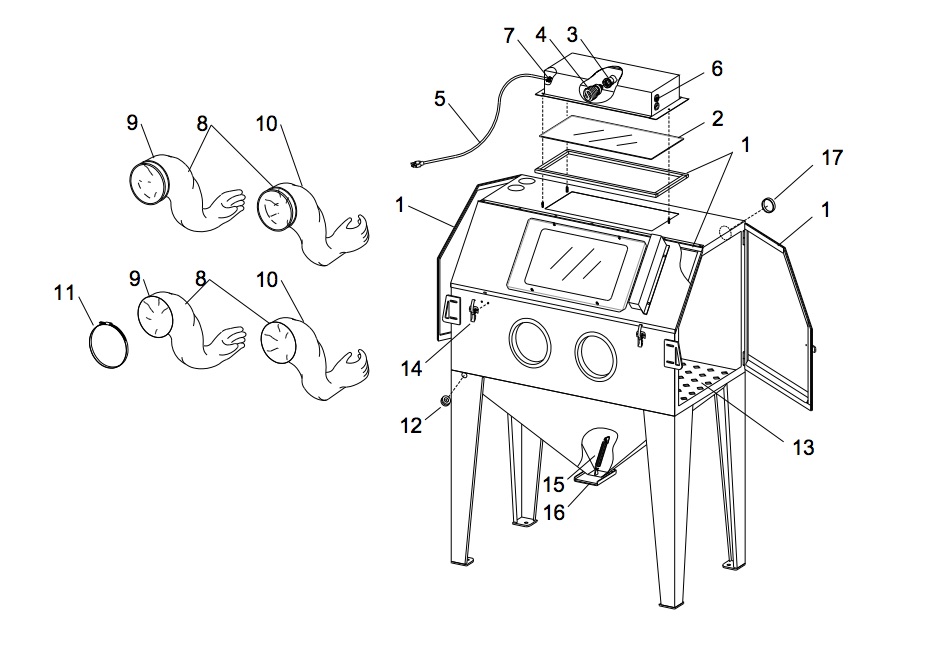 ZERO Shop-Mate Cabinet Assembly Diagram