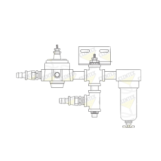 Cabinet Pipe String Components