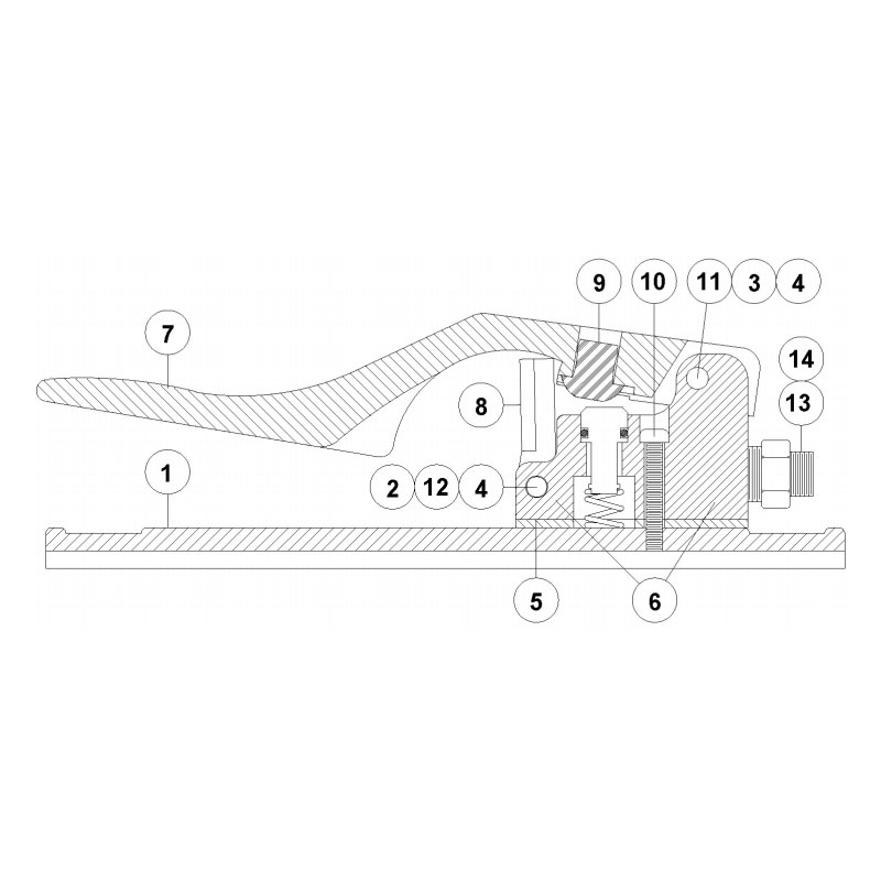 Schmidt Pneumatic Deadman II Diagram