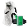 RPB T200 Respirator, includes: 17-200-12 Air Duct/Head Harness Assembly with 17-712 Tychem 2000 Hood, 04-831 Breathing Tube, 03-601 HX5 PAPR Assembly