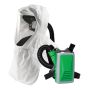 RPB T200 Respirator, includes: 17-200-12 Air Duct/Head Harness Assembly with 17-712 Tychem 2000 Hood, 04-831 Breathing Tube, 03-603 HX5 Backpack PAPR Assembly