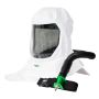 RPB T-Link Respirator, includes: 17-712 Tychem QC Hood, Hard Hat Assembly, 04-830 Breathing Tube, 03-101 Constant Flow Valve