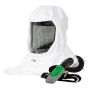 RPB T-Link Respirator, includes: 17-712 Tychem QC Hood, Hard Hat Assembly, 04-830 Breathing Tube, 03-501 C40 Climate Control Device