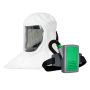 RPB T-Link Respirator, includes: 17-713 Tychem SL Hood, Hard Hat Assembly, 04-831 Breathing Tube, 03-801 PX5 PAPR