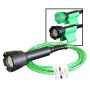 3475 KICK-IT TOUGH™ Light Weight LED Blast Light, with 100' Cable, Power Box, and cord plug includes Stanchion