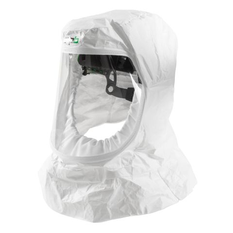 T200 Respirator with Full Hood w/Internal Face Seal, Air Duct/Head Harness Assembly