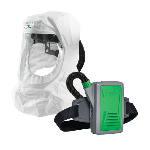 T200 Respirator with Full Hood w/Internal Face Seal, Air Duct/Head Harness Assembly and PX5 PAPR Assembly