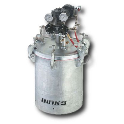 5 Gallon Pressure Tank Gear Reduced Agitator Ss 2 Regulators