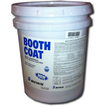 Booth coat, clear, 1 gal