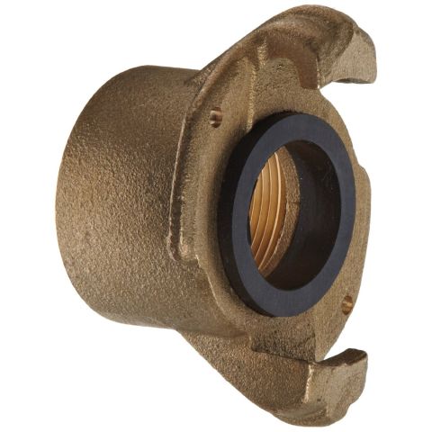 Coupling, CF-2, brass, for 1-1/2" threaded pipe nipple