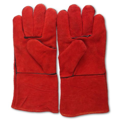Leather blast gloves, pair