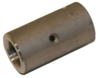 Nozzle holder, CHE-1/2, aluminum, for 1-3/16" OD hose, 3/4" threaded