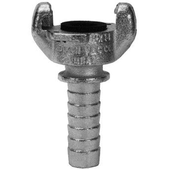 Crowfoot connection, 2 prong x 1" hose end X crowsfoot, 2 prong, Air King