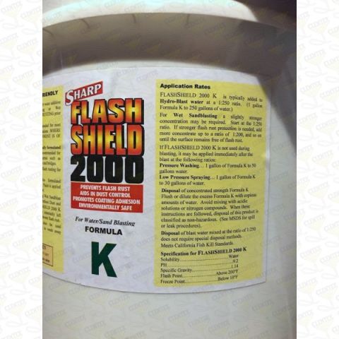 Rust inhibitor, Flash Sheild 2000, K, 5 gallons